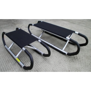 Foldable Aluminum Snow Sled for Winter Ski Sports